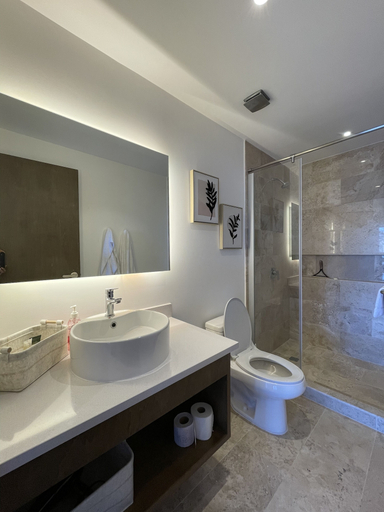 Bathroom 3, Nuevo y equipado a pasos de la playa, Cozumel