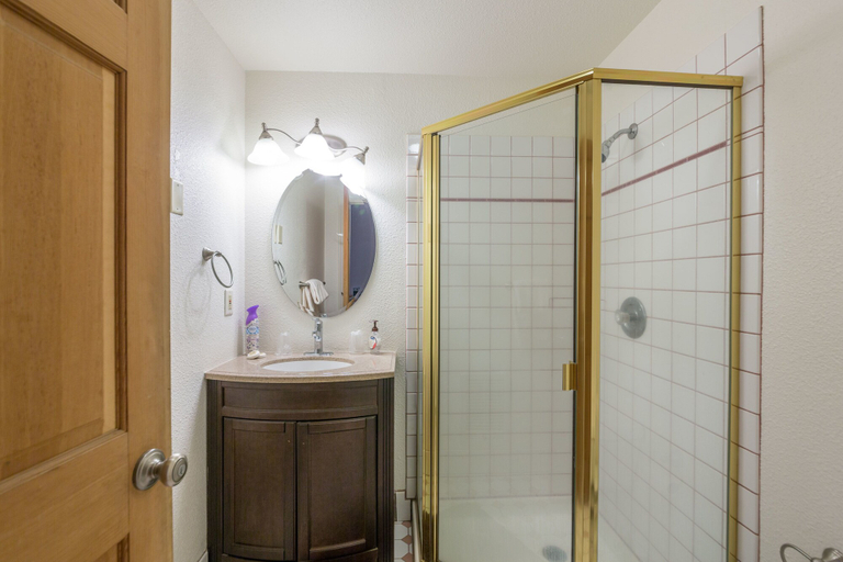Bathroom 3, Inside Yosemite Park Winter Wonderland, Mariposa