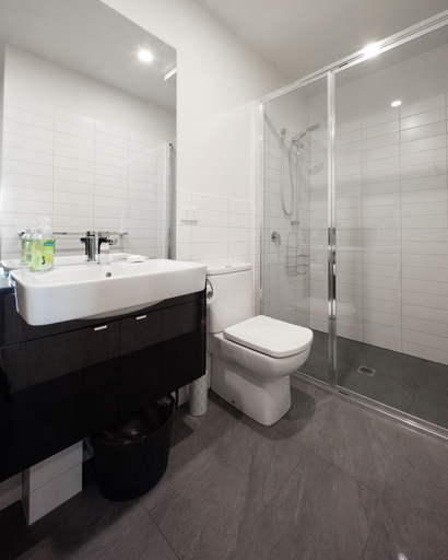 Bathroom 3, 110 Hampden Apartments, Hobart