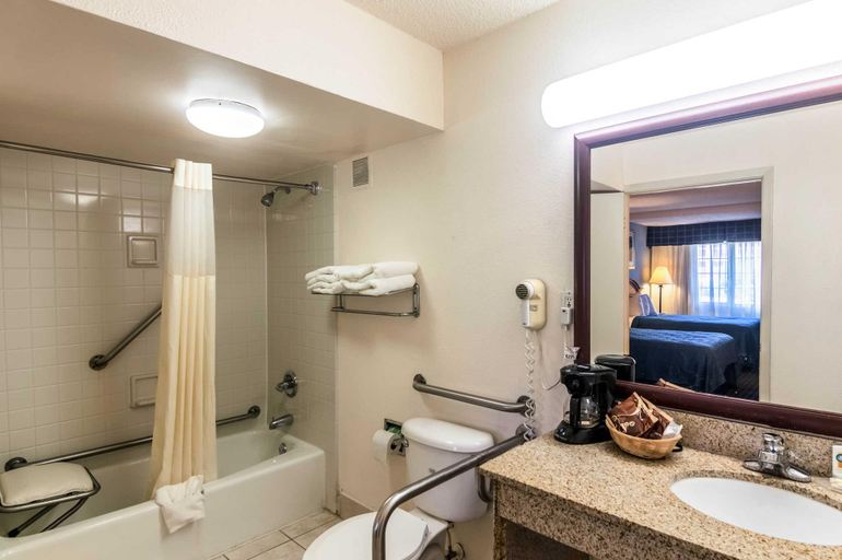 Bathroom 5, Budget Host, Denton