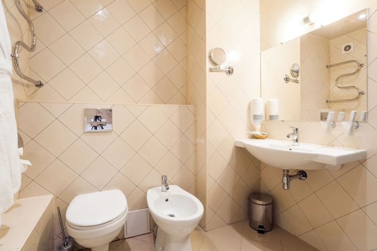 Bathroom 3, Hotel Okhtinskaya, Sankt-Peterburg gorsovet