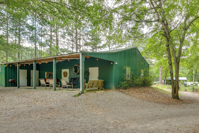 Exterior & Views, Pool & Fire Pit! 'Outlaw Gameroom' in St Matthews, Calhoun