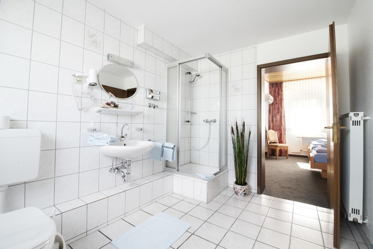 Bathroom 4, Hotel Zum Eisenhammer, Oberhausen