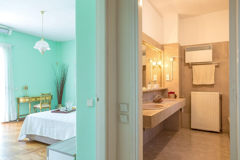 Bathroom 4, Dream Holidays in a Luxurious Garden Pool Villa, Attica