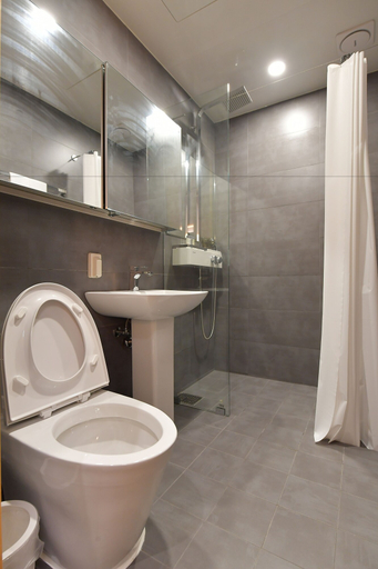 Bathroom 3, Swiss Village 113, Jeju