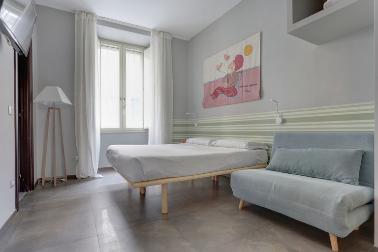 Bedroom 3, Appartamento Capo D'Africa 30, Rome