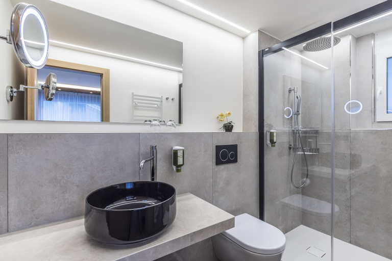 Bathroom 4, Hotel Hemizeus & Iremia Spa, Visp