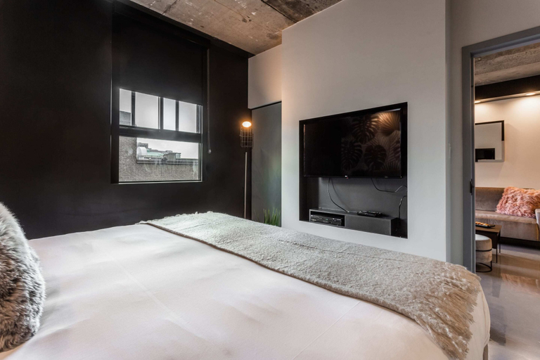 Bedroom 3, Pierce Boutique Apartments, Montréal