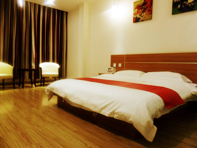Bedroom 2, Thank Inn Plus Hotel Jiangyin University, Wuxi