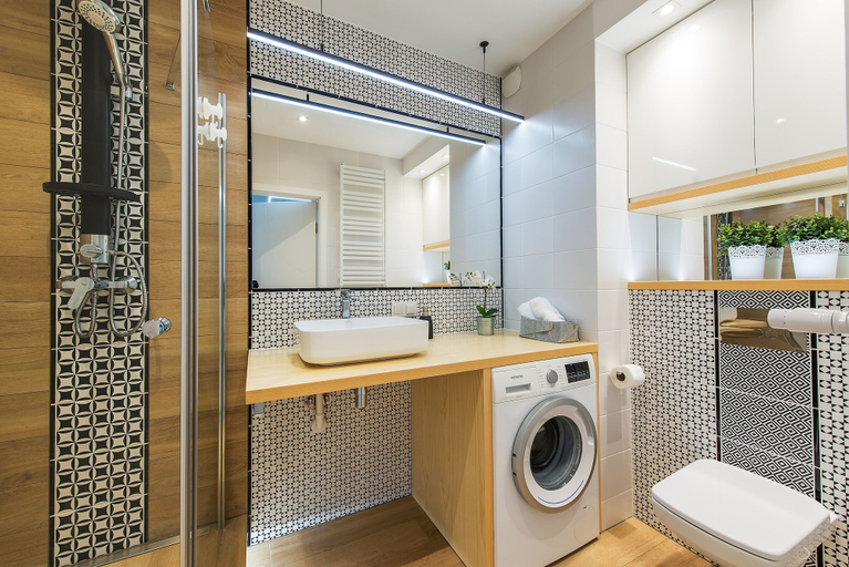 Bathroom 4, P&O Apartments Cybernetyki 6, Warsaw