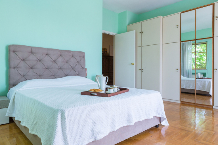 Bedroom 3, Dream Holidays in a Luxurious Garden Pool Villa, Attica
