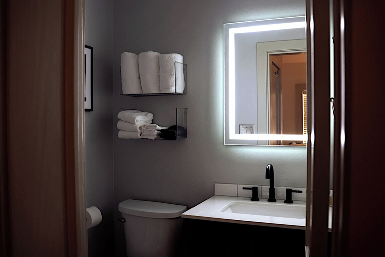 Bathroom 4, The Dixie Motel Brenham, Washington
