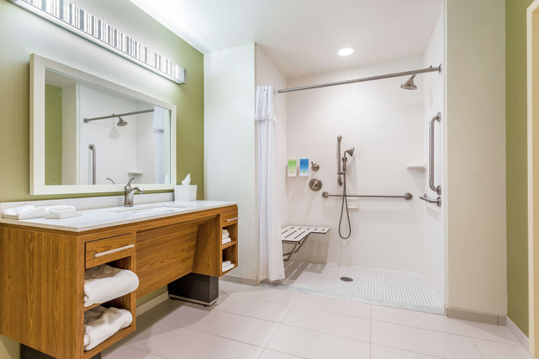 Bathroom 5, Home2 Suites by Hilton Albany Wolf Rd, Albany
