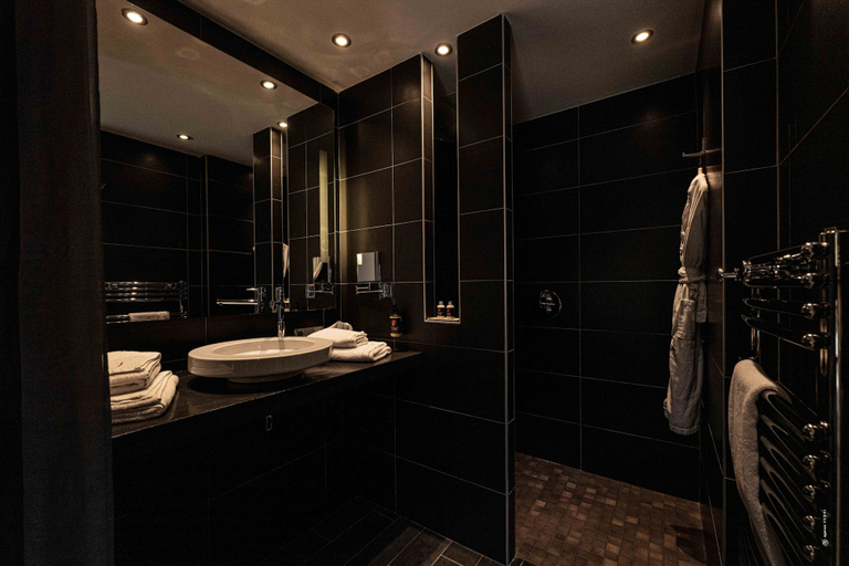Bathroom 4, Hôtel Restaurant Le Parc Franck Putelat, Aude