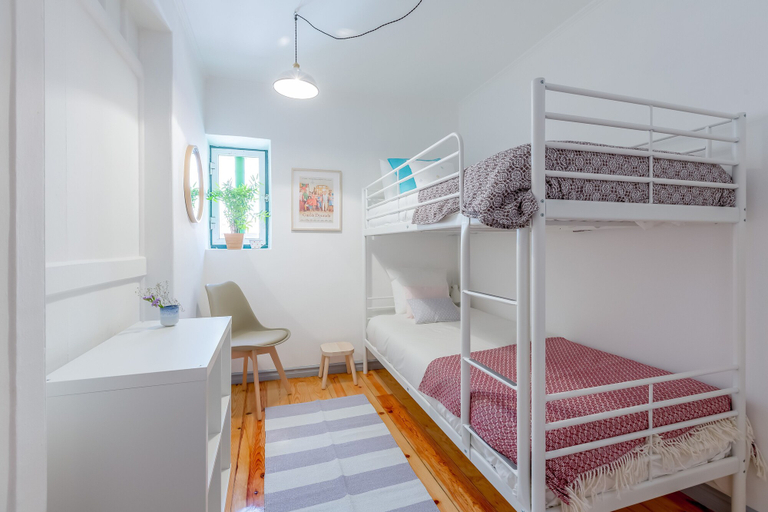 Bedroom 3, Alfama, Bright Spacious W/ Terrace Apartment, By TimeCooler, Lisbon