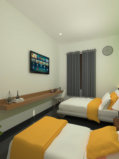 Bedroom 4, The Cabin Hotel Mantrijeron, Yogyakarta
