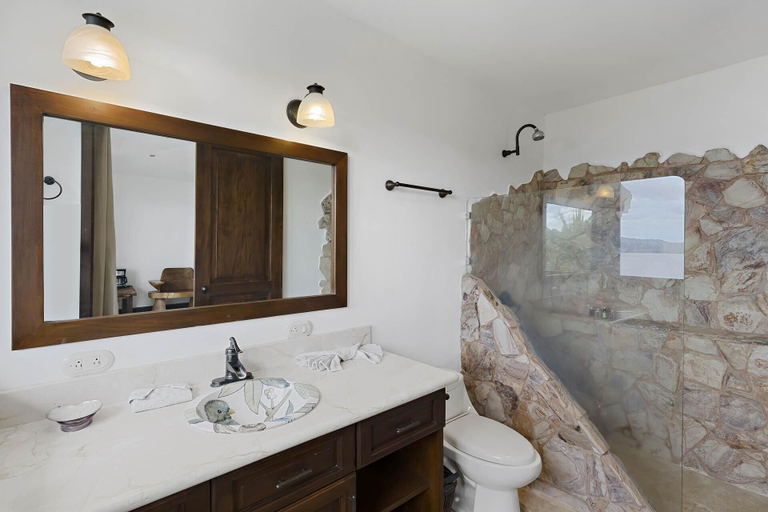 Bathroom 3, Dreamy Spanish-Style Villa with Sweeping Ocean Views, Elegant Nautical Design & Giant Infinity Pool, Santa Cruz
