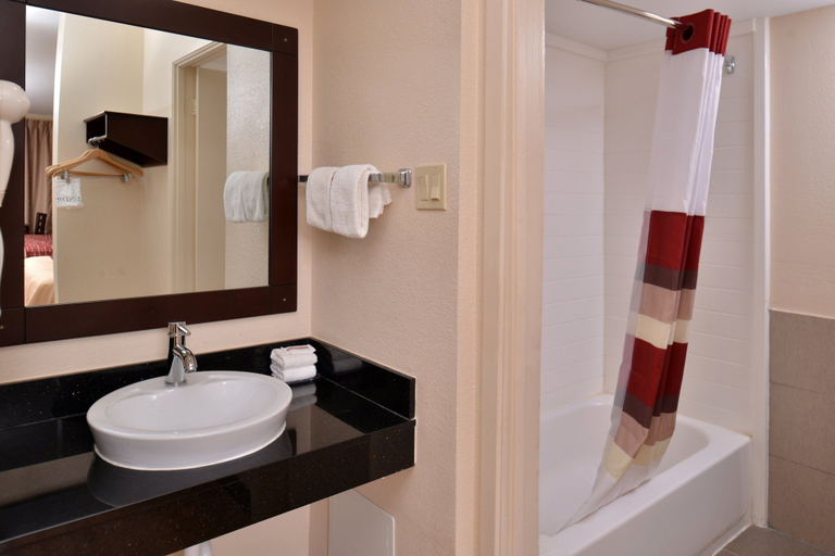 Bathroom 4, Red Roof Inn Van Horn, Culberson