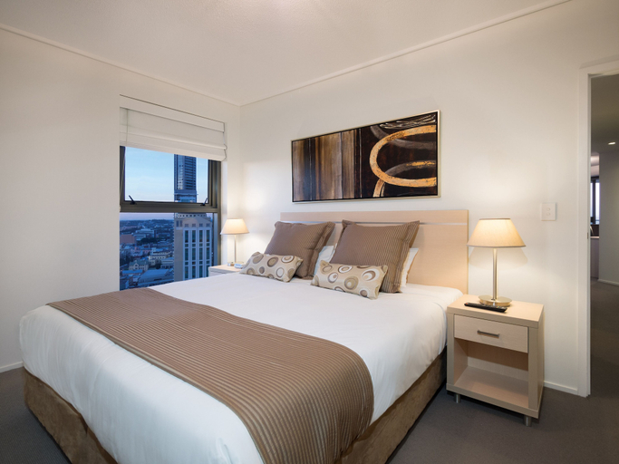 Bedroom 3, Oaks Brisbane Aurora Suites, Brisbane