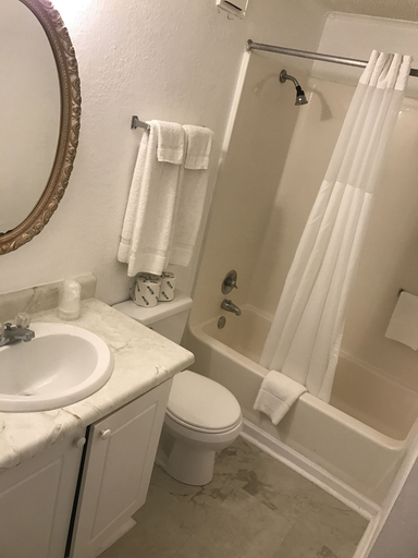 Bathroom 5, Extended Stay Studios, Montgomery