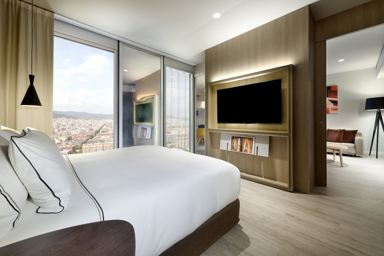 Bedroom 3, Melia Barcelona Sky, Barcelona