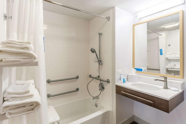 Bathroom 4, Hampton Inn - Cedar Rapids, Linn