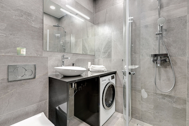 Bathroom, Flats For Rent - Długa Old Town, Gdańsk City