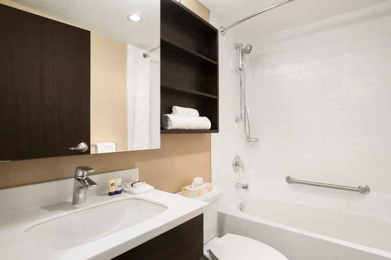 Bathroom 4, Microtel Inn & Suites by Wyndham Blackfalds Red Deer North, Division No. 8