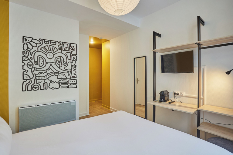 Bedroom 3, Hôtel Beauquartier Montmartre, Paris