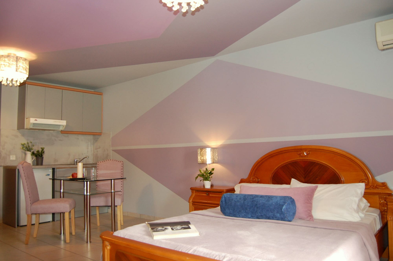 Bedroom 3, Alkyoni Studios & Apartments, Ionian Islands