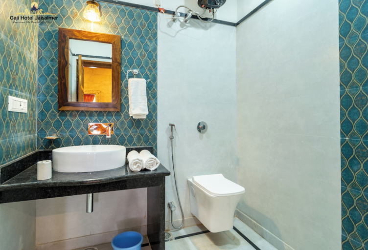 Bathroom 4, Gaji Hotel, Jaisalmer