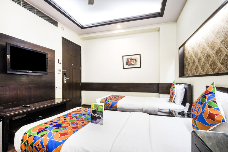 Bedroom 3, FabHotel Aashraye Nehru Place, Delhi