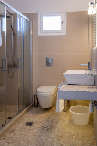 Bathroom 5, Milos Bay Suites, South Aegean