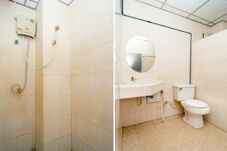 Bathroom 3, OYO 534 Phasuk Hotel, Pran Buri