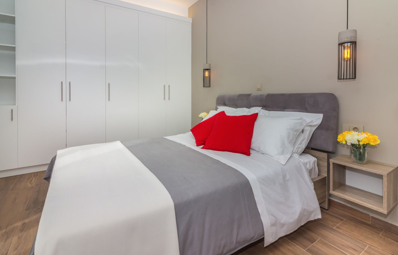 Bedroom, Stylish Summer Home with Gardens, Near the Beach, Crete
