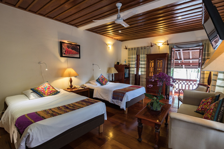 Bedroom 3, Mekong Riverview Hotel, Chomphet