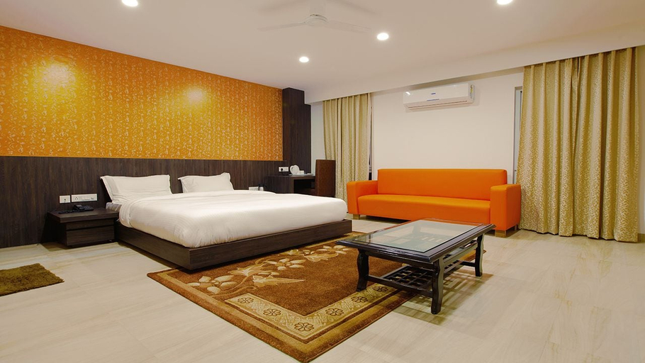 Bedroom 2, Hotel Santosh Dham, Mathura