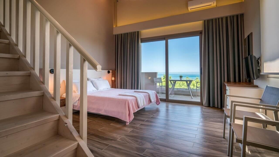 Bedroom 4, Fiore Beach Studios, Ionian Islands