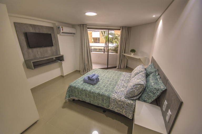Bedroom 2, GOLDFLAT Cabo Branco by Penareia.tur.br, João Pessoa