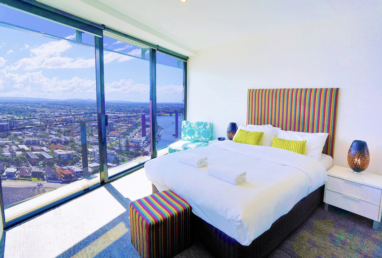 Bedroom 3, Circle On Cavill Surfers Paradise Apartments-Holiday Paradise, Gold Coast