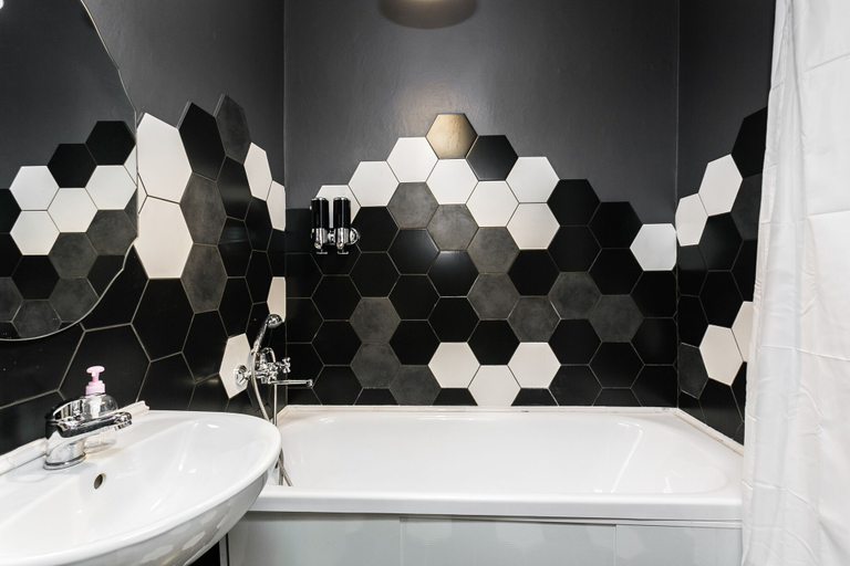 Bathroom 3, Apartment on Krasnoprudnaya 1, Central