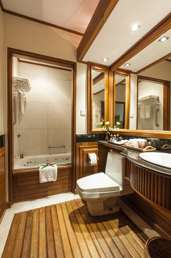 Bathroom 4, Hotel by the Red Canal, Mandalay