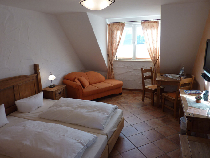 Bedroom 3, Pension Zum Schlangenkoenig, Spree-Neiße