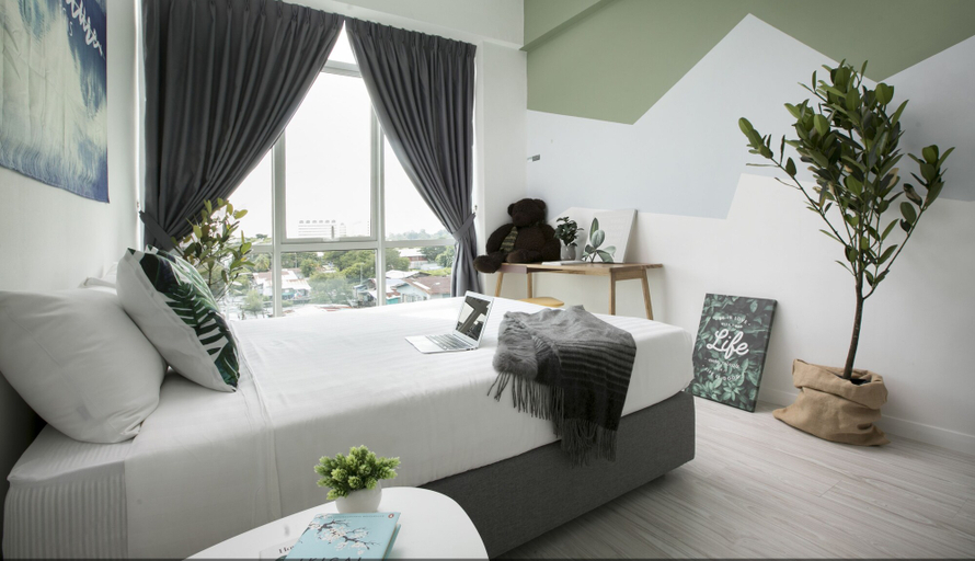 Bedroom 3, Cozy Nature Inspired FamilyLoft B27, Kota Kinabalu