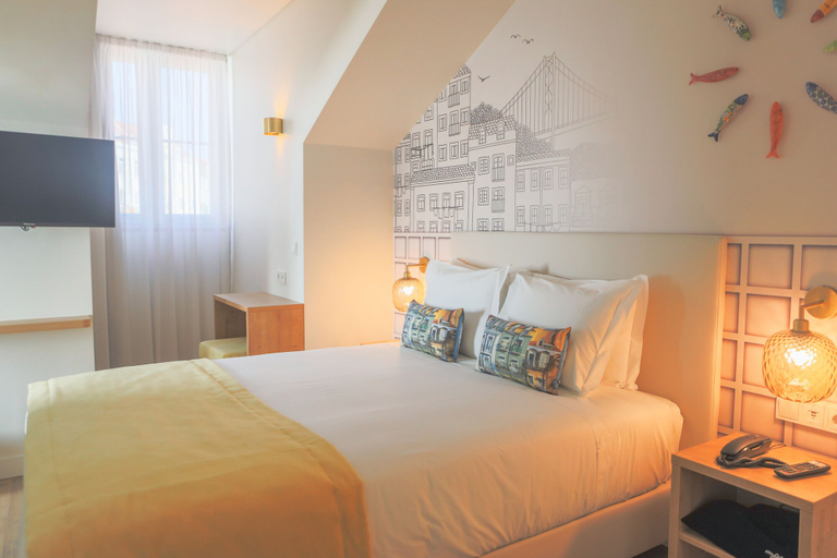 Bedroom 5, Mouraria Lisboa Hotel, Lisbon