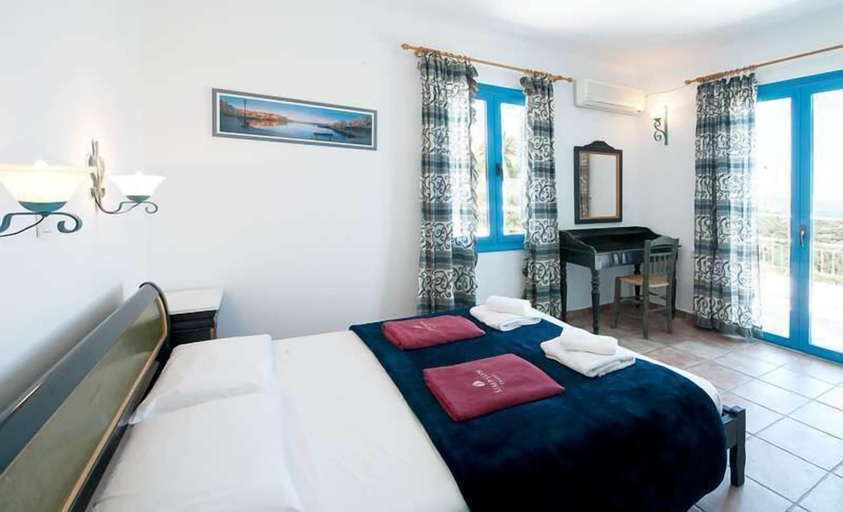 Bedroom, Pano Stalos Villas, Crete
