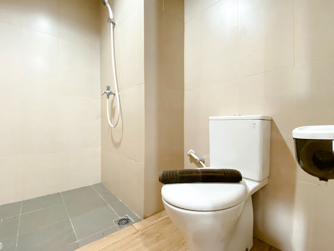 Bedroom 3, Homey and Simply Look Studio Gateway Park LRT City Bekasi Apartment By Travelio, Bekasi