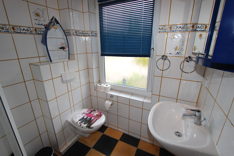 Bathroom, Ferienhaus Seestern, Vorpommern-Rügen
