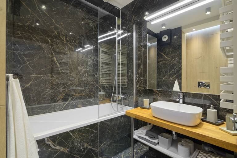 Bathroom, 3D KRUPNICZA 10 Apartament, Kraków City