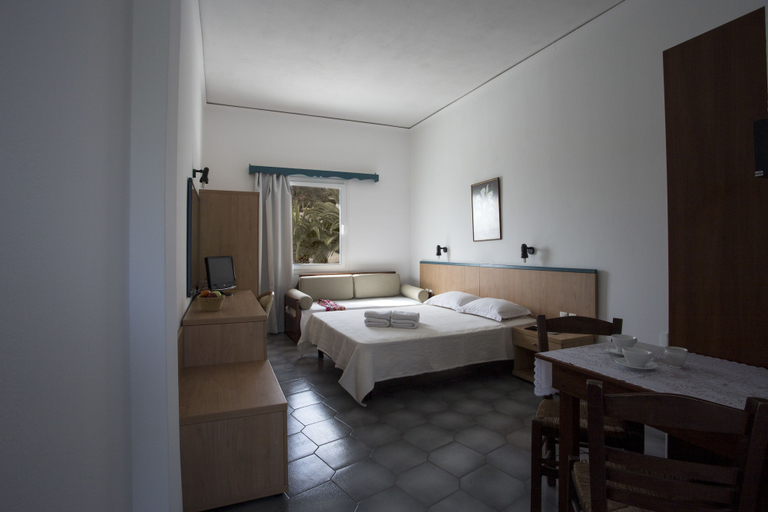 Bedroom 5, Sunrise Studios in Perissa, South Aegean